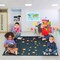 Deerlux 6 ft. Social Distancing Colorful Kids Classroom Seating Area Rug, Starry Sky Design, 8 x 8 ft Large QI003864.L - alternate 7